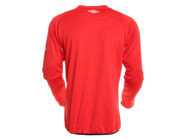 UMBRO Vision Tr Sweat jr Rød/Hvit 152 Teknisk treningsgenser for barn 